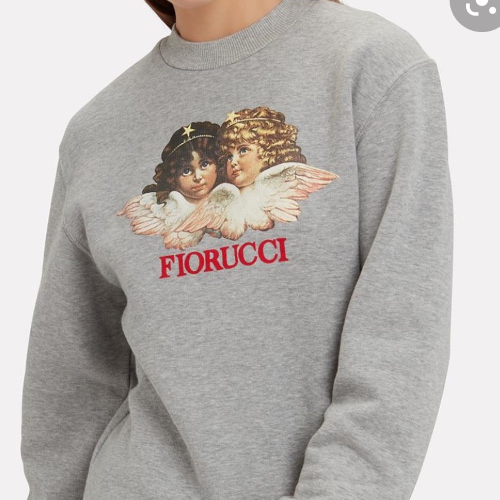 Fiorucci gray sweatshirt sweater S